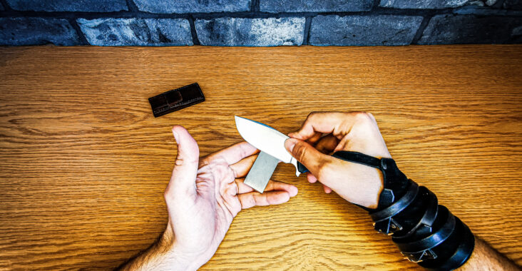 jakość, pan retro, nóż, folder, osełka, scyzoryk, gg