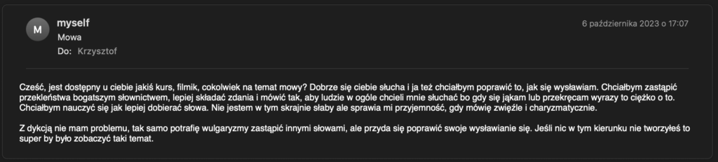jak mówić?
